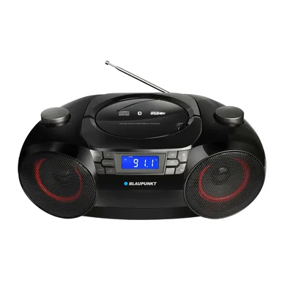 Radio cassette player Blaupunkt BB30BT, with Bluetooth, FM radio, CD/MP3/USB/AUX, black