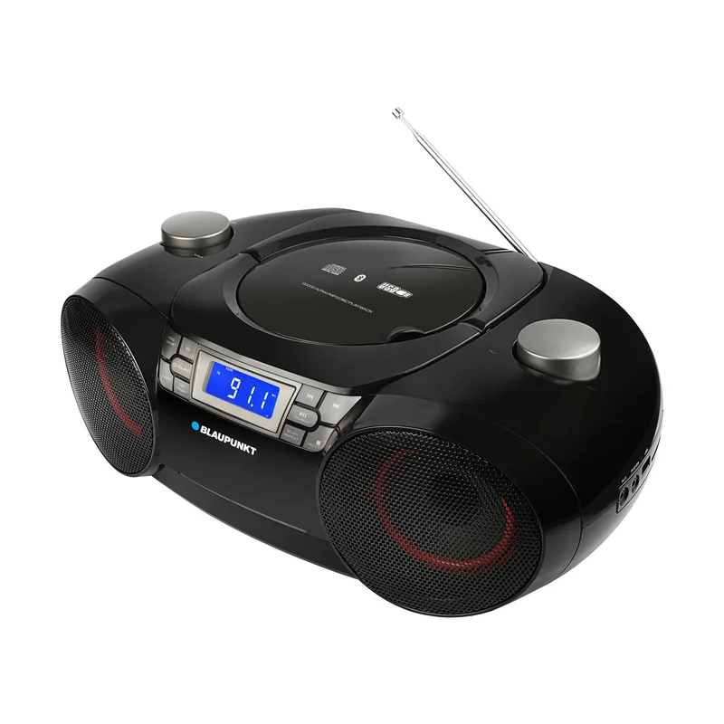 Radio cassette player Blaupunkt BB30BT, with Bluetooth, FM radio, CD/MP3/USB/AUX, black
