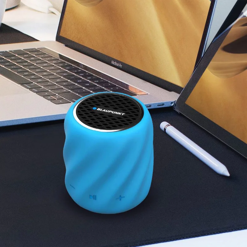 Speaker Blaupunkt BT05BL, portable, FM/MICROSD/AUX, 2 W, blue
