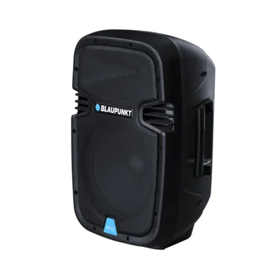 Speaker Blaupunkt PA10, portable, karaoke, 600 W, with 1 cable microphone, black