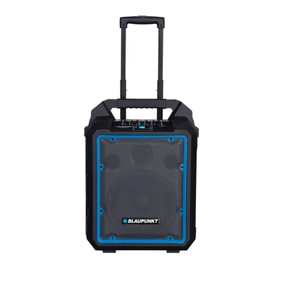 Speaker Blaupunkt MB10, portable, karaoke, 600 W, with 1 cable microphone, black