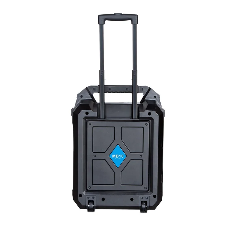 Speaker Blaupunkt MB10, portable, karaoke, 600 W, with 1 cable microphone, black