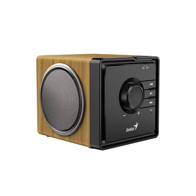 Speaker Genius SP-916BT, portable, wood finish