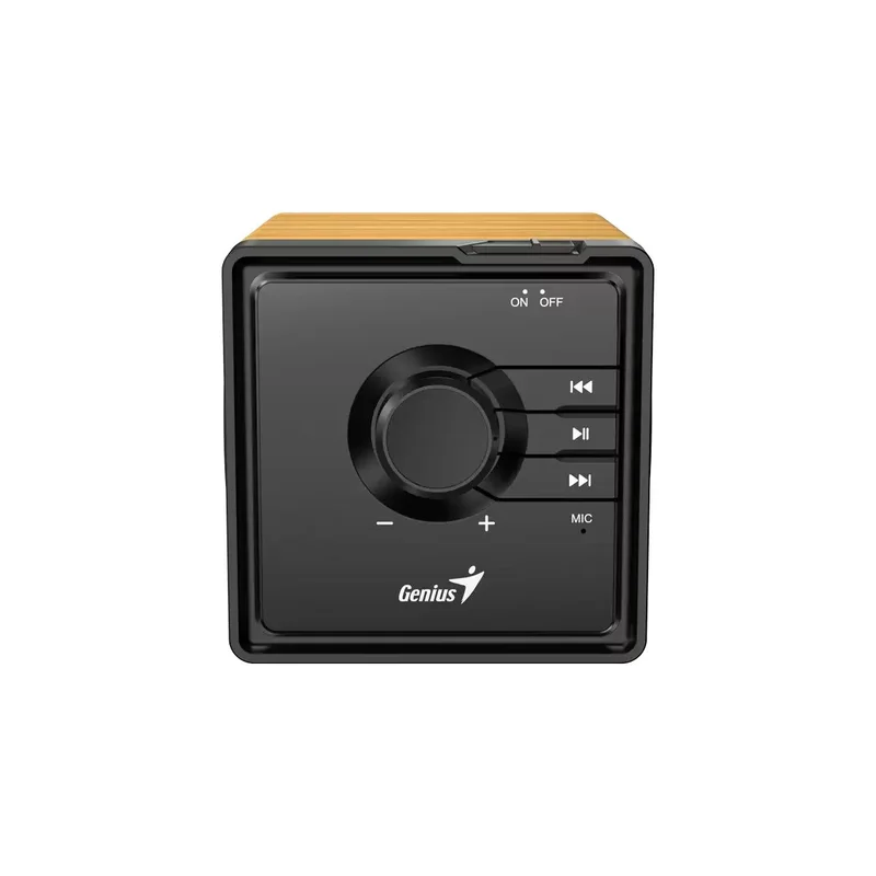 Speaker Genius SP-916BT, portable, wood finish