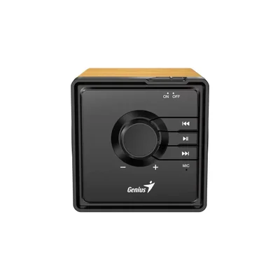 Speaker Genius SP-916BT, portable, wood finish