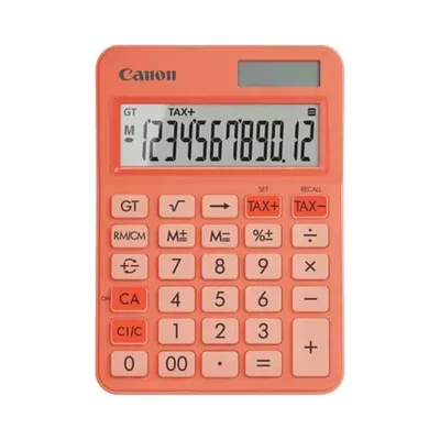 Desktop calculator Canon LS-125KB, 12-digit, orange