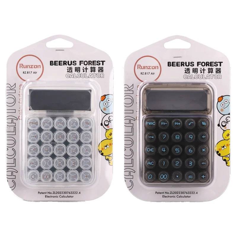 Statovac Cubitos 20 Calculator, 10-digit, transparent, assorted, 1 pc