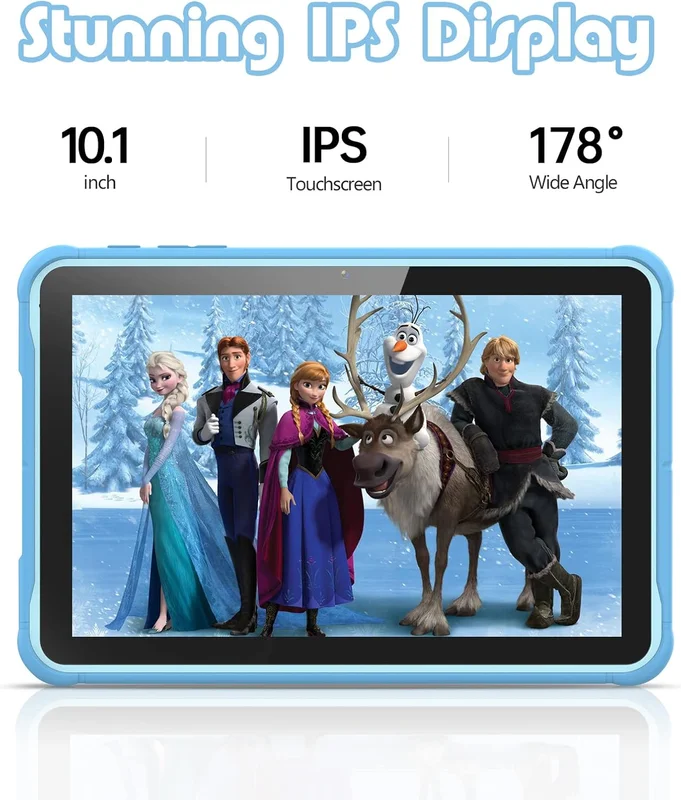 Tablet Pritom K10, 10'', Quad Core, 64 GB, 4 GB RAM, Android, 13, IPS, 7731E Quad Core, rear camera 8 MP, front camera 2 MP, blue