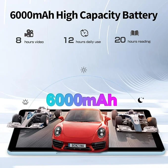 Таблет Pritom E10, 10'', Octa Core, 64 GB, 8 GB RAM, Android 13, IPS, A523 Octa Core, предна камера 2 MP, сив