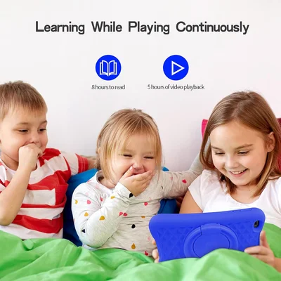 Таблет Pritom L8 Kids, 8'', IPS, Octa Core, 64 GB, 4 GB RAM, Android 13, задна камера 8 MP, син