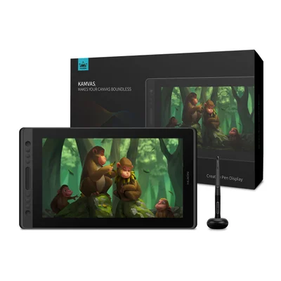 HUION KAMVAS PRO 16 GRAPHICS DISPLAY TABLET 15.6'' BK/SILVER
