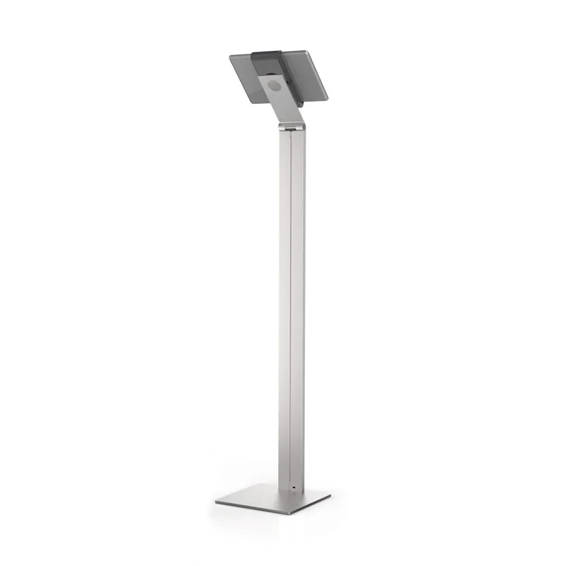 Stand for tablet Durable Floor, for floor, minimum diagonal 7 inch, maximum weight 1 kg, silver