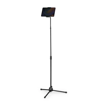 Tablet Stand Durable Twist Floor, Minimum Diagonal 4.7 inches, Maximum Weight 0.8 kg, Black