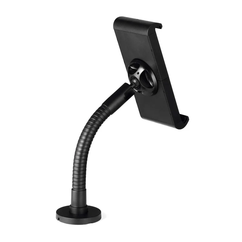 Tablet Stand Durable Tough, Minimum Diagonal 7 inches, Maximum Weight 1 kg, Black