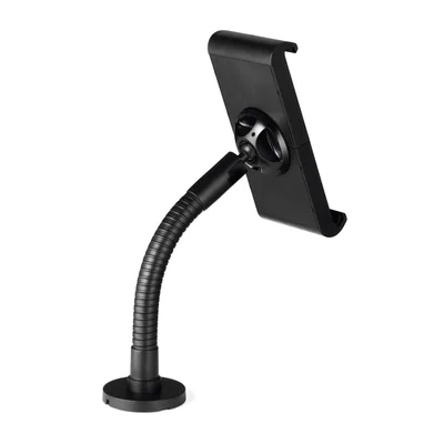 Tablet Stand Durable Tough, Minimum Diagonal 7 inches, Maximum Weight 1 kg, Black