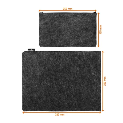 Калъф за лаптоп или таблет Durable Effect Multibag, 13'', филц