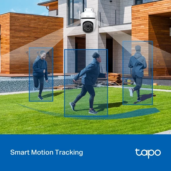 Охранителна камера Tp-Link Tapo C520WS, Pan/Tilt, 4MP, 3.2 mm, Wi-Fi, IP66