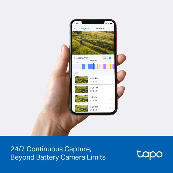 Охранителна камера Tp-Link Tapo C665G Kit, 8MP, 4 mm, 4G, Wi-Fi, със соларен панел