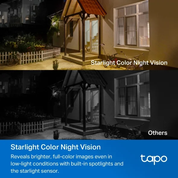 Охранителна камера Tp-Link Tapo C460 Kit, 8MP, 3.17 mm, Wi-Fi, със соларен панел