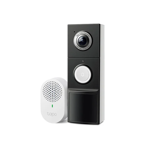 Видео звънец Tp-Link Tapo D235, Смарт, 5MP, IR, Wi-Fi, IP66
