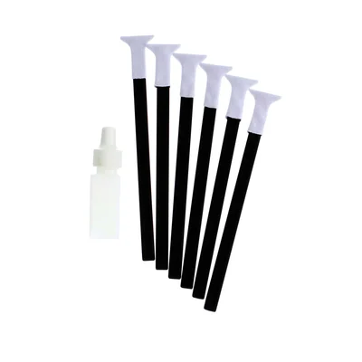 Swabs for lenses TNB, cleaning, with liquid, 6 counts