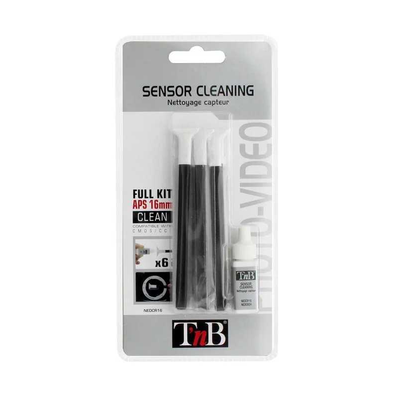 Swabs for lenses TNB, cleaning, with liquid, 6 counts