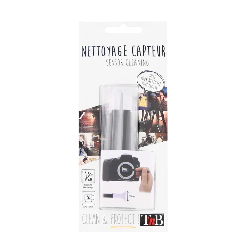 Swabs for lenses TNB, cleaning, with liquid, 6 counts