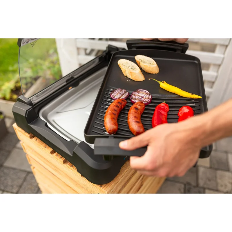 Електрическа скара Blaupunkt GRT801, 39 х 29 cm, 2200 W, черна