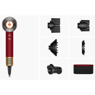 DYSON HD16 SUPERSONIC NURAL T1/T2 HAIR DRYER RED VELVET
