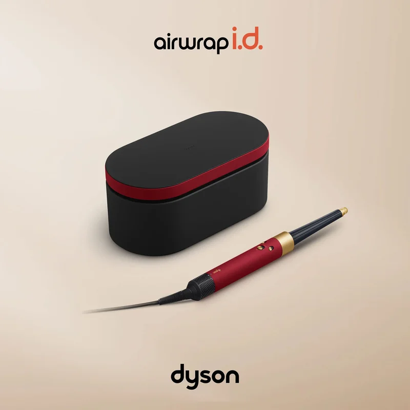 DYSON HS08 T1/T2 MULTIFUNCTION HAIR CURLER RED VELVET/GOLD