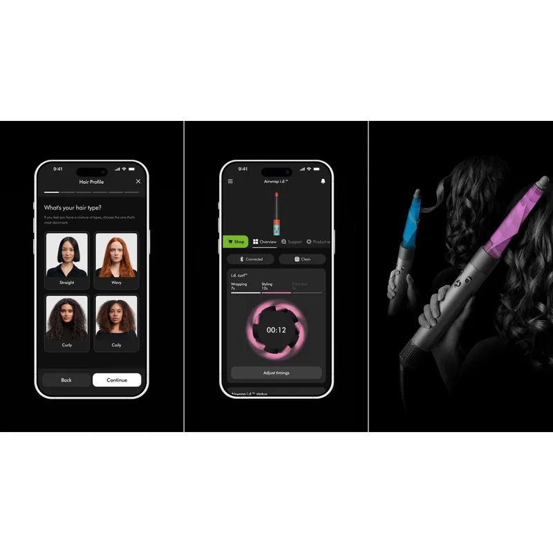DYSON HS08 T3/T4 MULTIFUNCTION HAIR CURLER PINK/GOLD