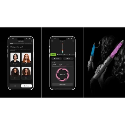 DYSON HS08 T3/T4 MULTIFUNCTION HAIR CURLER PINK/GOLD