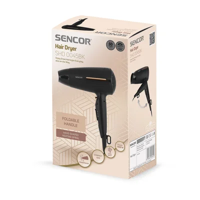 Сешоар Sencor SHD 0045BK, 1600 W, черен