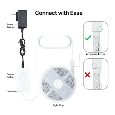 LED Лента Tp-Link Tapo L930, Смарт, 5 m, Wi-Fi, многоцветна