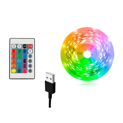 LED strip Giftdecor, RGB, with remote control, 5 m