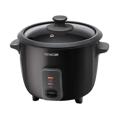 Уред за варене на ориз Sencor SRM 0601BK, 0.6 L, 300 W