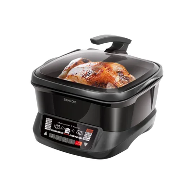 Фритюрник Sencor SFR 9300BK, мултифункционален, 4.8 L, 1800 W