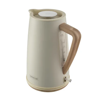 Electric kettle for water Sencor SWK 2717YG, 2250 W, 1.7 L, white