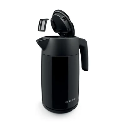 Електрическа кана за вода Bosch TWK7L463, 1.7 L, 2400 W, черна