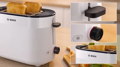 Toaster Bosch MyMoment TAT2M121, white