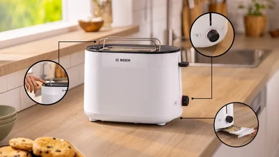Toaster Bosch MyMoment TAT2M121, white