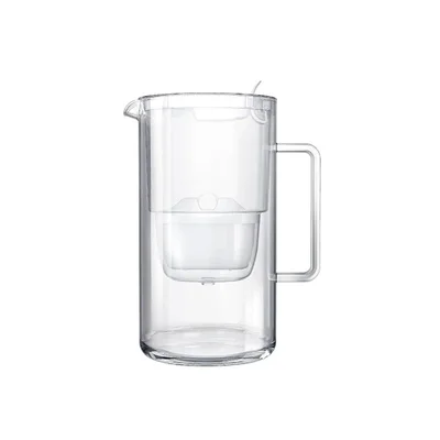 Aquaphor Glass filtering jug, glass, 2.5 L, white
