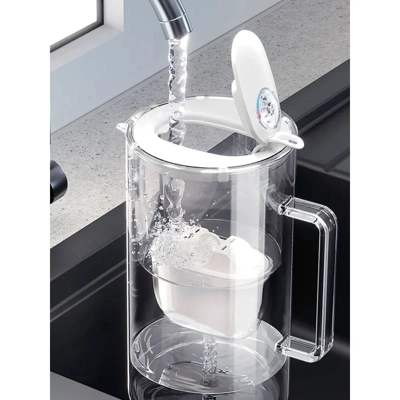 Aquaphor Glass filtering jug, glass, 2.5 L, white