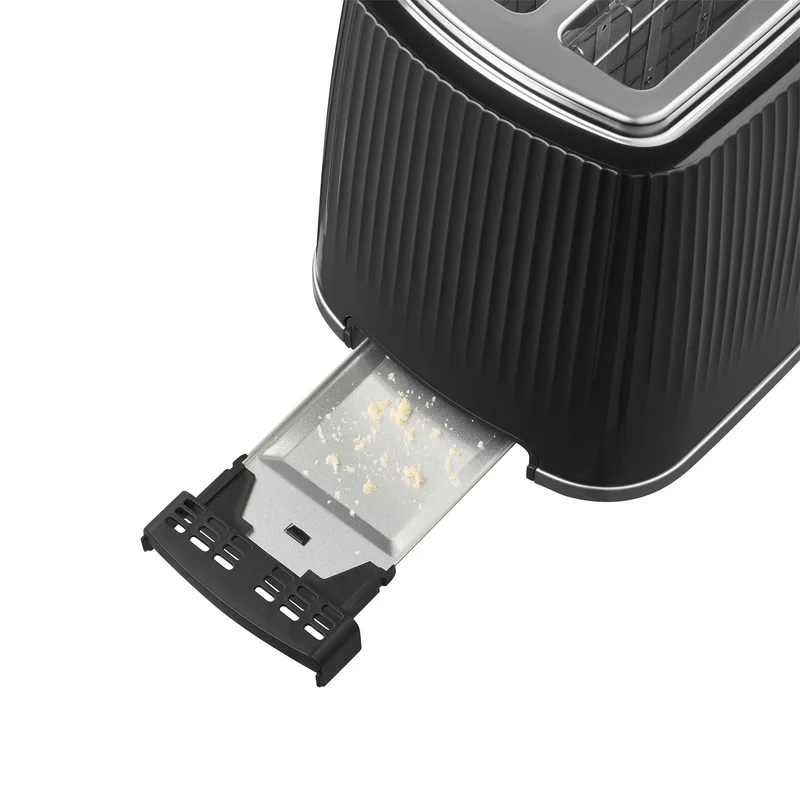 Тостер Sencor STS 7511BK, с 2 отвора, 7 степени, 930 W, черен