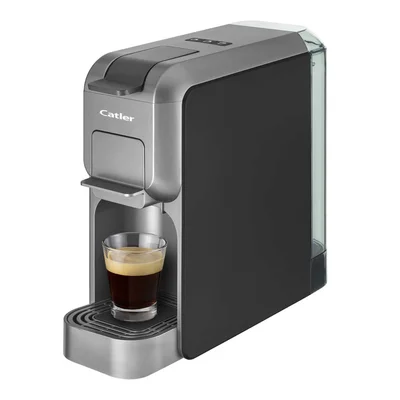 Coffee machine Catler ES700, for capsules Dolce Gusto, Nespresso, Caffissimo, 1350 W, pressure of the pump 15 bar, black-silver