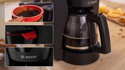 Coffee machine Bosch MyMoment TKA2M113, 1200 W, black