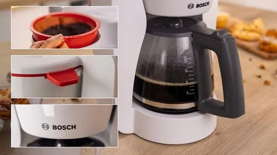 Кафе машина Bosch MyMoment TKA2M111, бяла