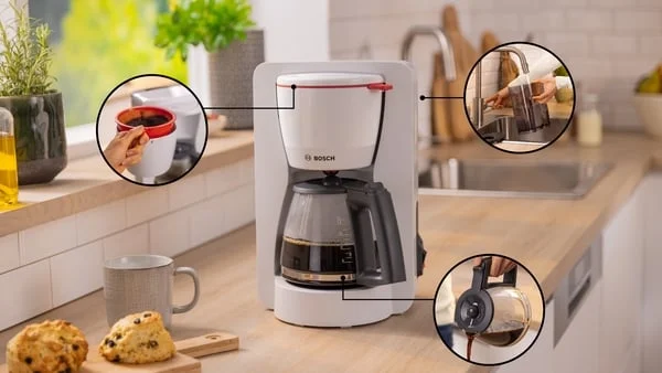 Кафе машина Bosch MyMoment TKA2M111, бяла