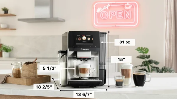 Bosch Fully Automatic Coffee Machine VeroCafe TQE80703, Series 8