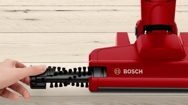 Vacuum cleaner Bosch BBHF214R, Series 2, stick, cordless, red